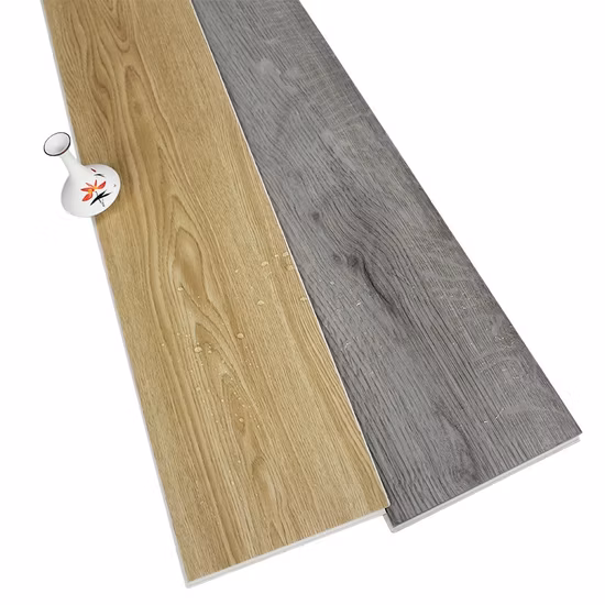 Installazione con clic di bloccaggio da 5 mm per pavimenti in spc resistenti al fuoco del soggiorno