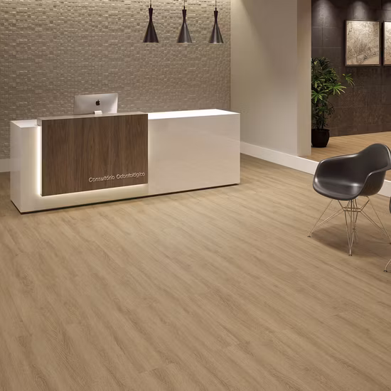 Pavimentazione in PVC/Lvt/Lvp di lusso impermeabile con strato di usura da 4 mm di spessore e 0,3 mm